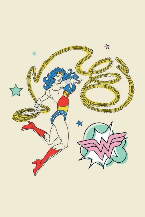 Poster Wonder Woman - Sketch art