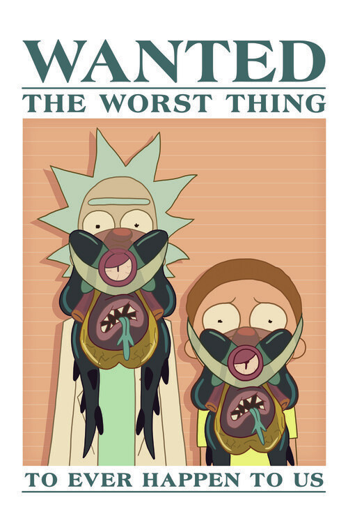 Canvas Print Rick & Morty -  Wanted