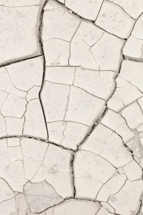 Poster Clay wall light sand