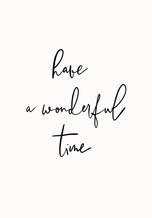 Poster wonderful time