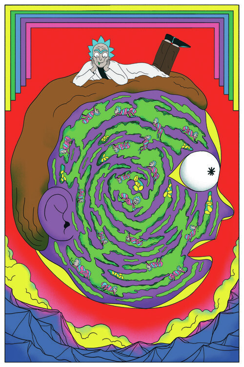 Canvas Print Rick & Morty - Labyrinth