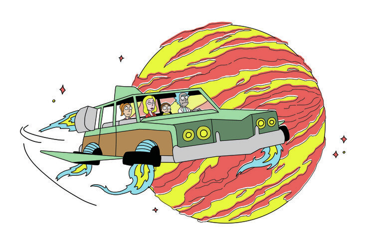 Poster Rick & Morty - Trip