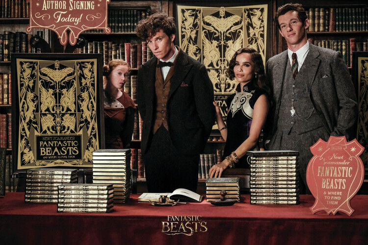 Canvas Print Fantastic Beasts - Author Signing