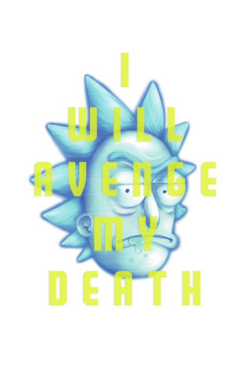 Canvas Print Rick and Morty - Hologram