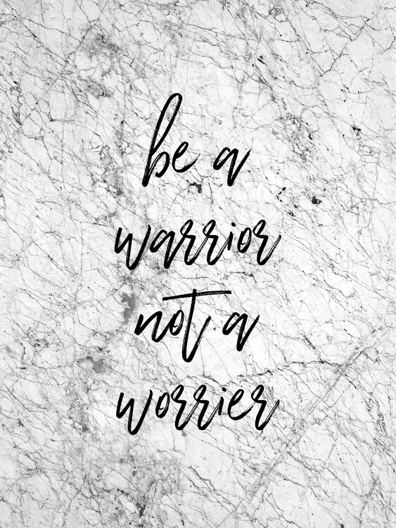 Poster Be A Warrior