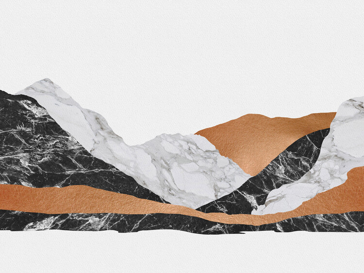 Poster Marble Landscape I