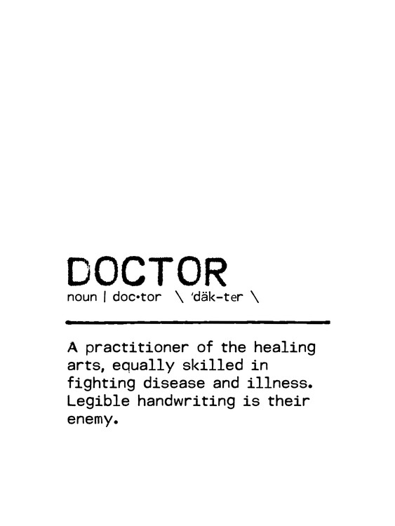 Plakát Quote Doctor