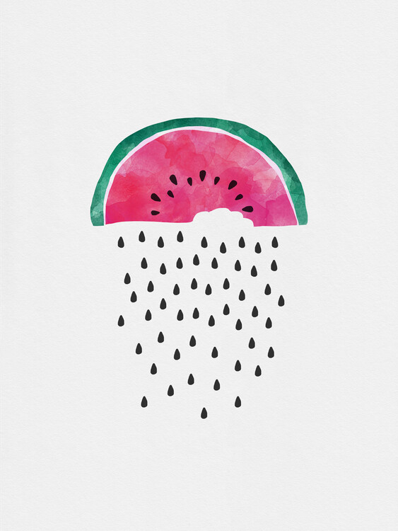 Poster Watermelon Rain