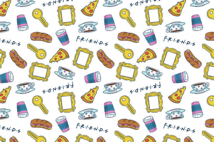 Canvas Print Friends - Icons