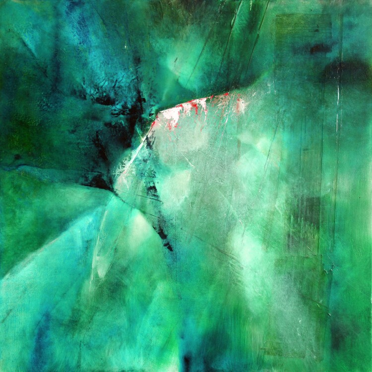 Плакат moody blue in green