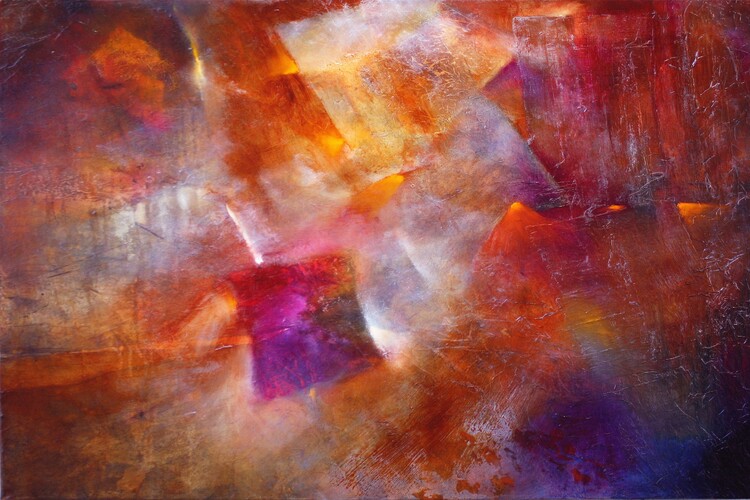 Canvas Print Open fire