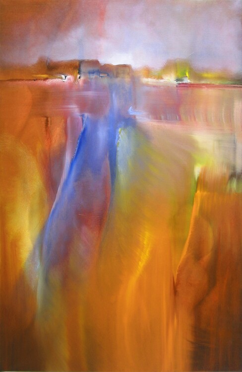 Canvas Print the evening walk