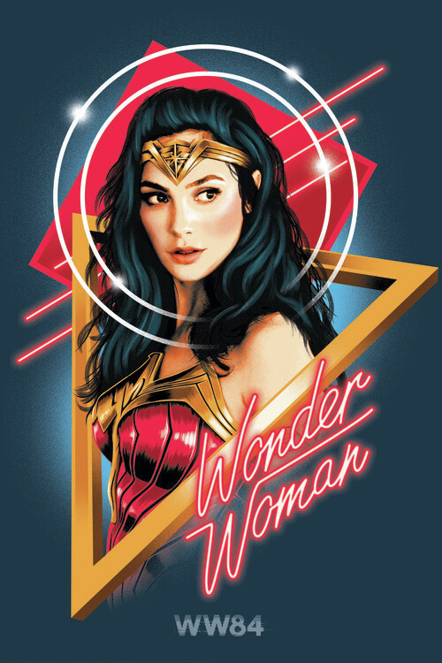 Poster Wonder Woman - Welcome to the 80s
