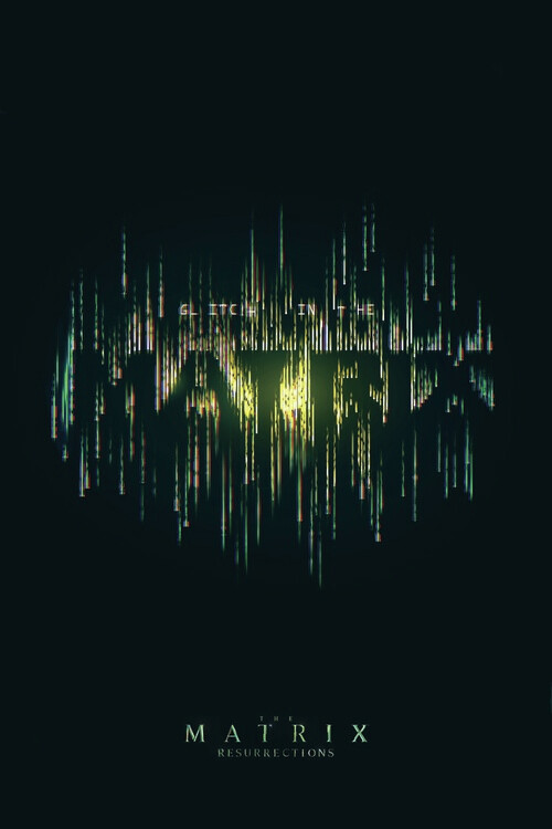 Canvas Print Matrix - Glitch in the Matrix