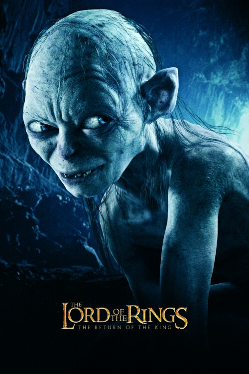 Obraz na plátne Pán Prsteňov - Gollum