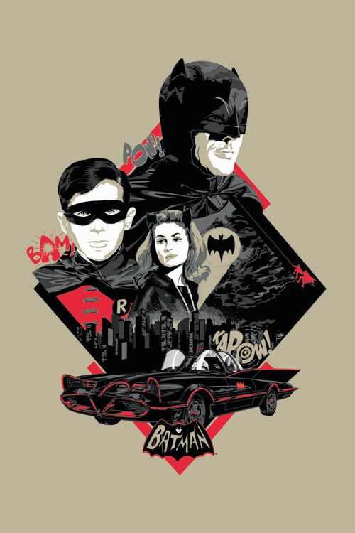 Tablou pe pânză Batman - Comics 1966