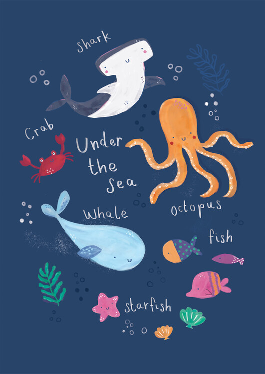 Poster Under the sea