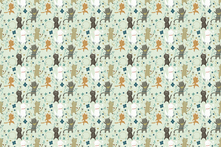 Плакат Cat Playground