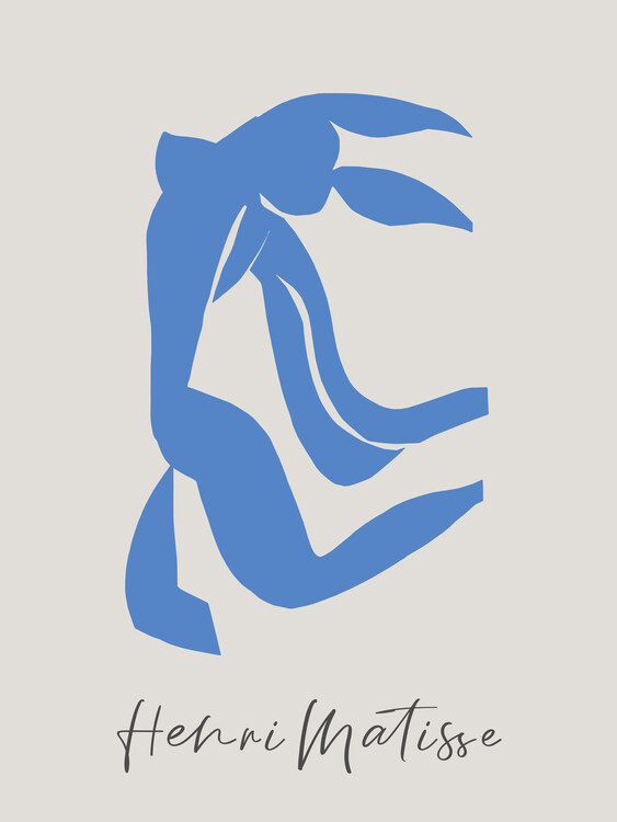 Plakát Henri Matisse - Blue Lady