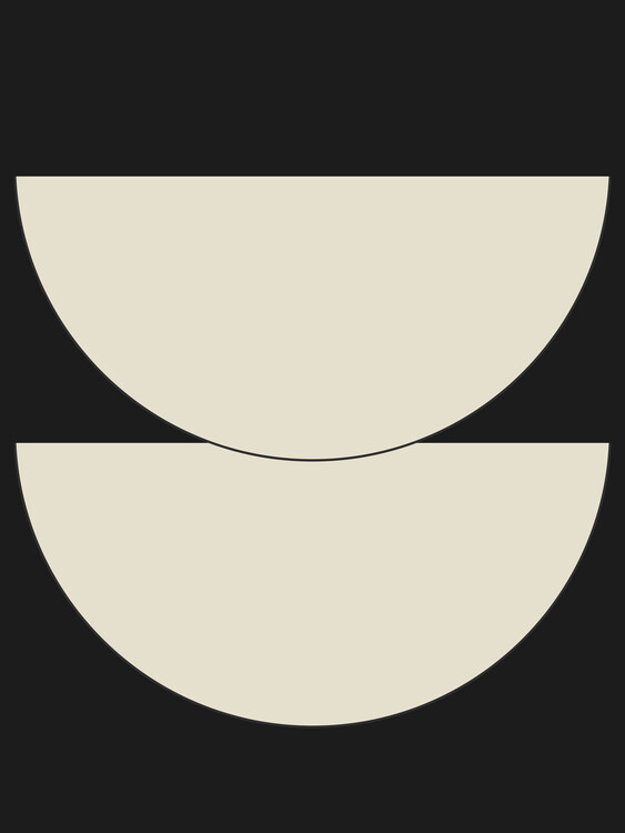Poster Abstract half moons