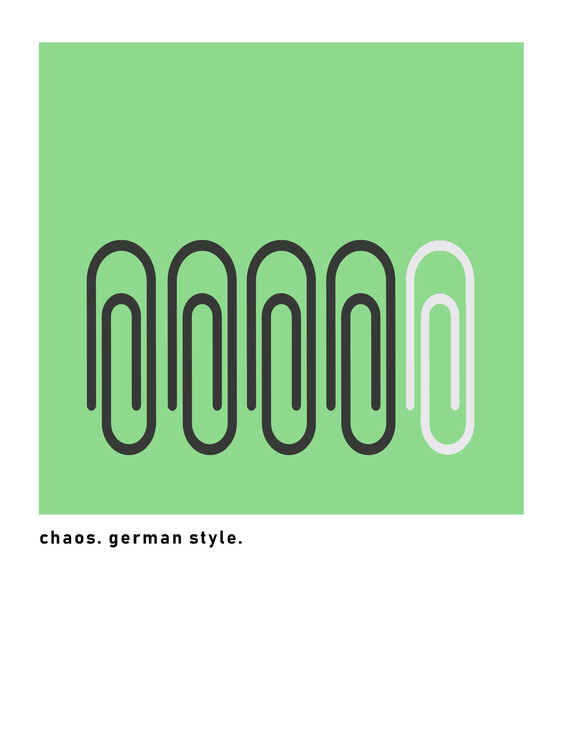 Poster Chaos - German Style