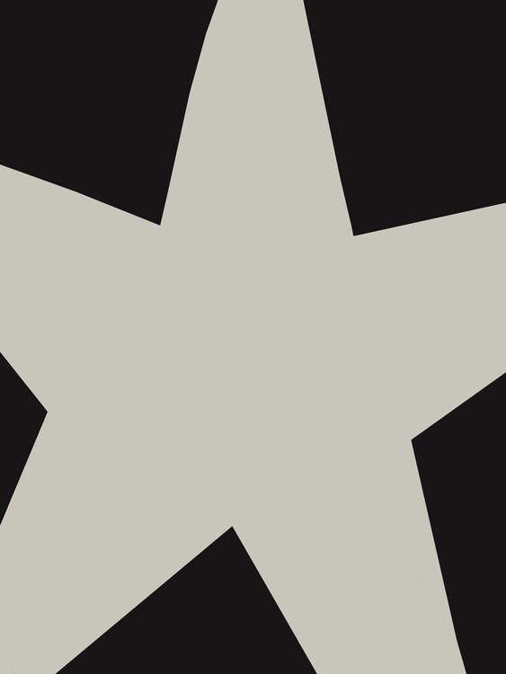 Poster Abstract Christmas star