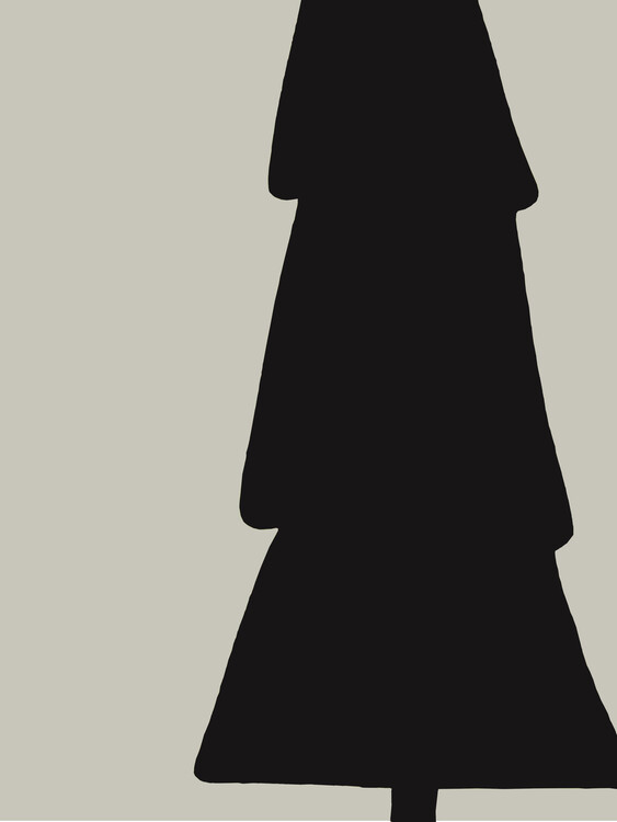 Poster Abstract Christmas tree