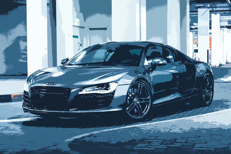 Poster R8 Fast Car