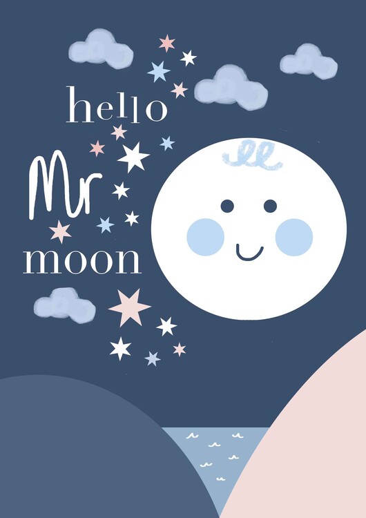 Plakát Hello Mr Moon