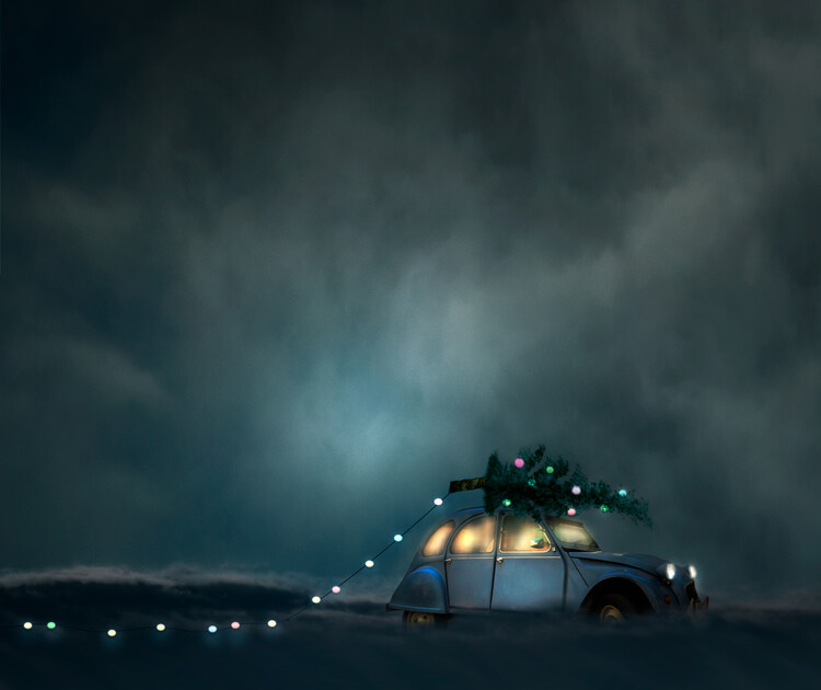 Poster Sortie de route 6