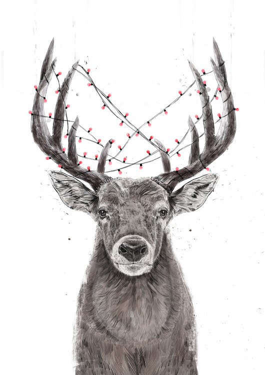 Poster Xmas deer