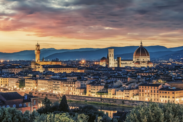 Poster Florence Sunset