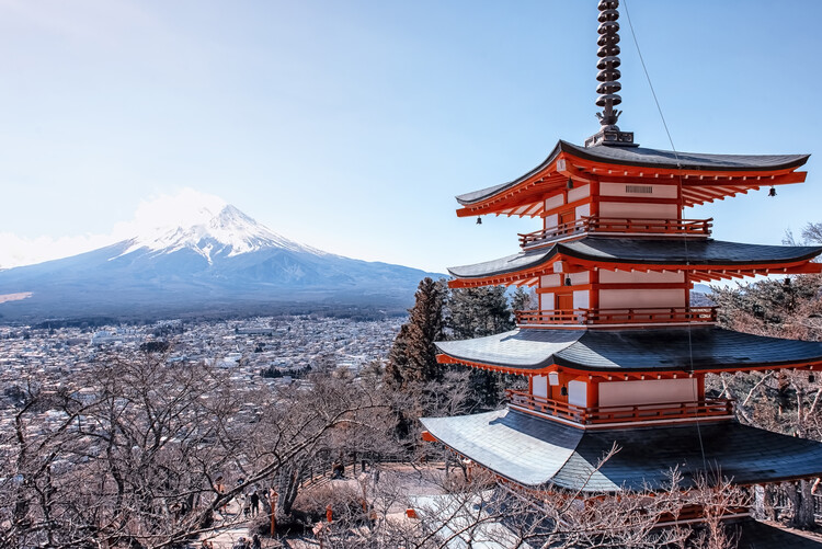 Αφίσα Chureito Pagoda