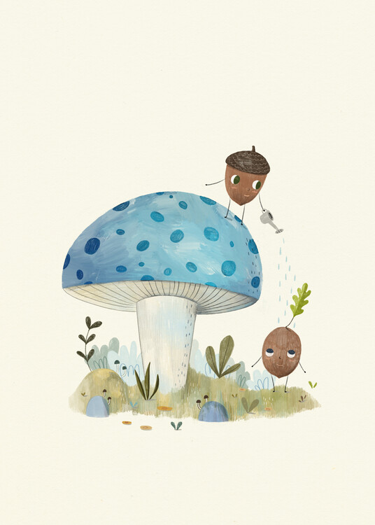 Poster Judith Loske - Small acorns