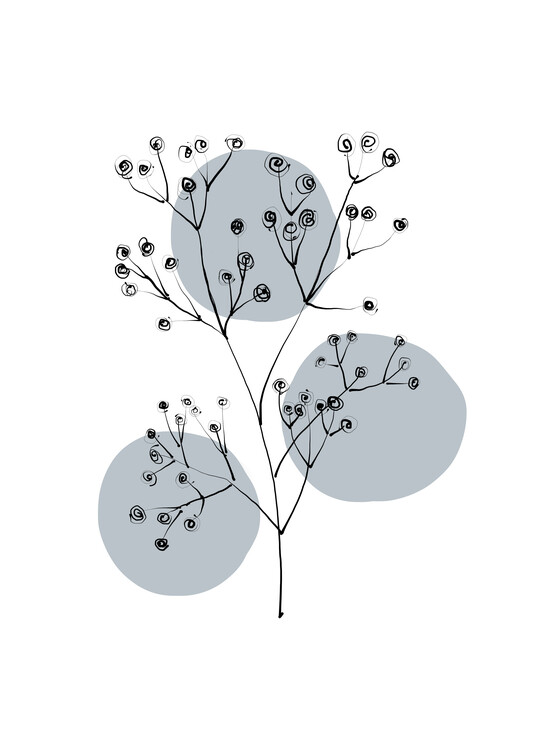 Poster Delicate Botanicals - Gypsophila