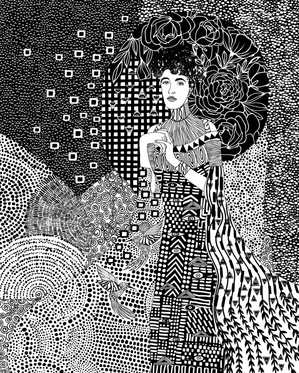 Poster Cats & Dotz - Lady in Gold