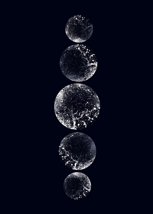 Poster Cats & Dotz - Moons 02