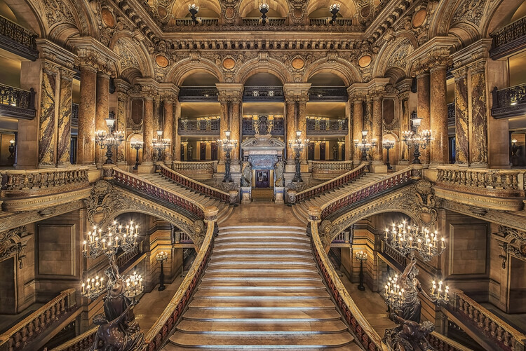 Schilderij op canvas Palais Garnier