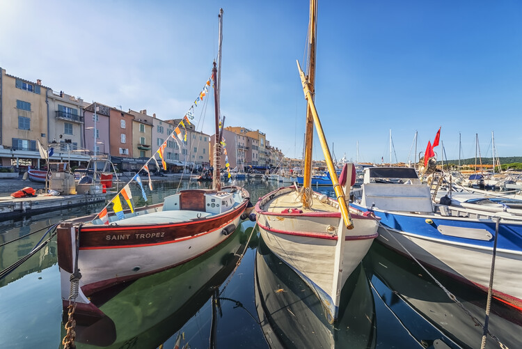 Poster Saint Tropez Harbor