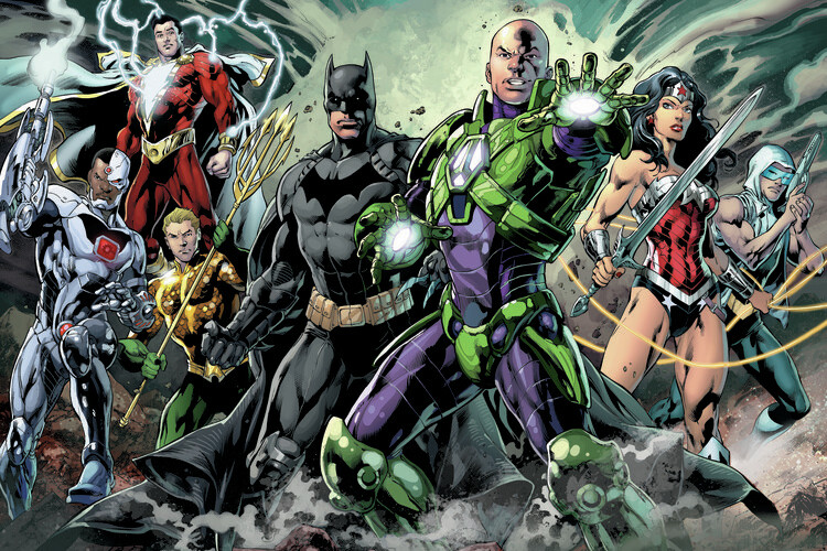 Canvas Print Batman - Legendary team