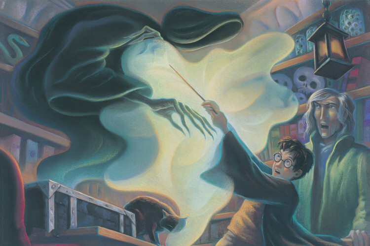Poster Harry Potter - fighting with dementor