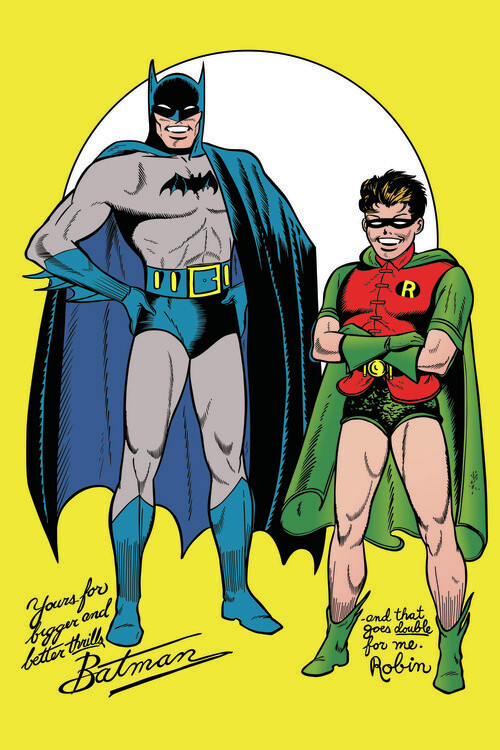 Canvas Print Batman and Robin - Comics