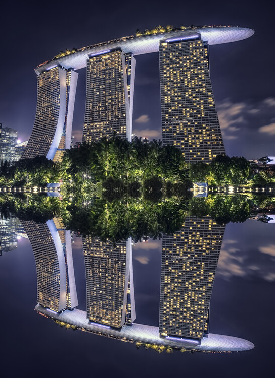 Poster Singapore By Night