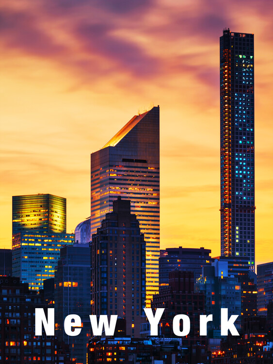 Poster New York City NYC Manhattan