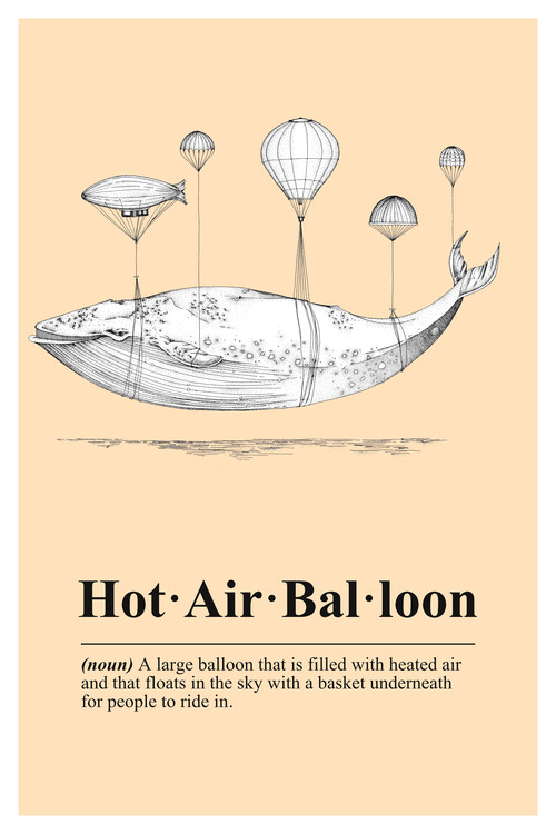 Poster Hot Air Balloon