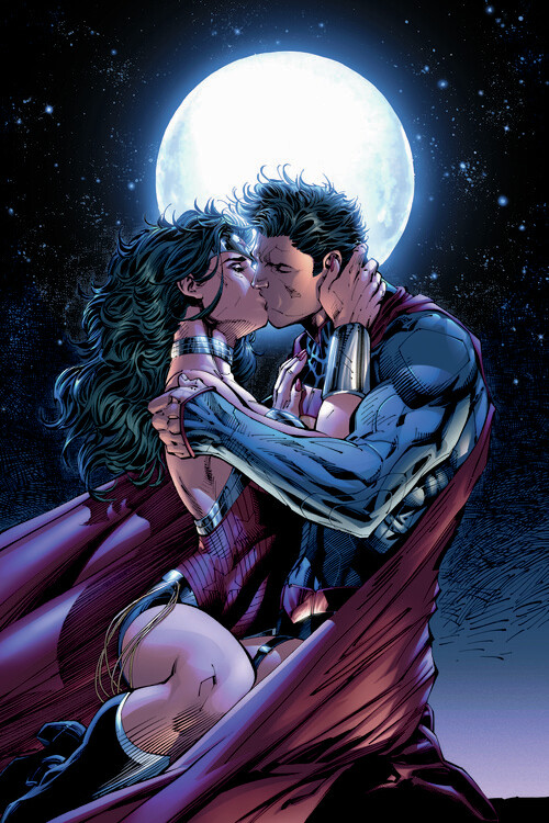 Poster Superman and Wonder Woman - Lovers
