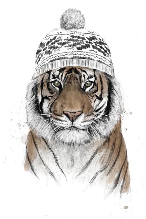Poster Siberian tiger