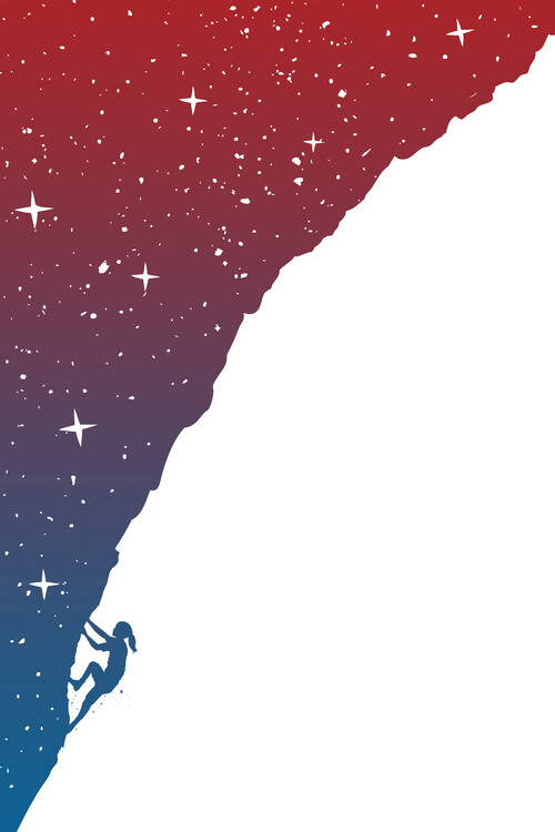 Poster Night climbing