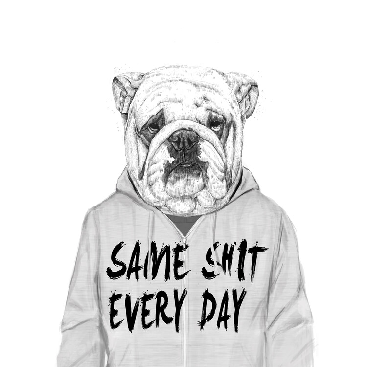 Poster Same shit every day