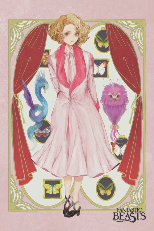 Canvas Print Fantastic Beasts - Queenie Yume